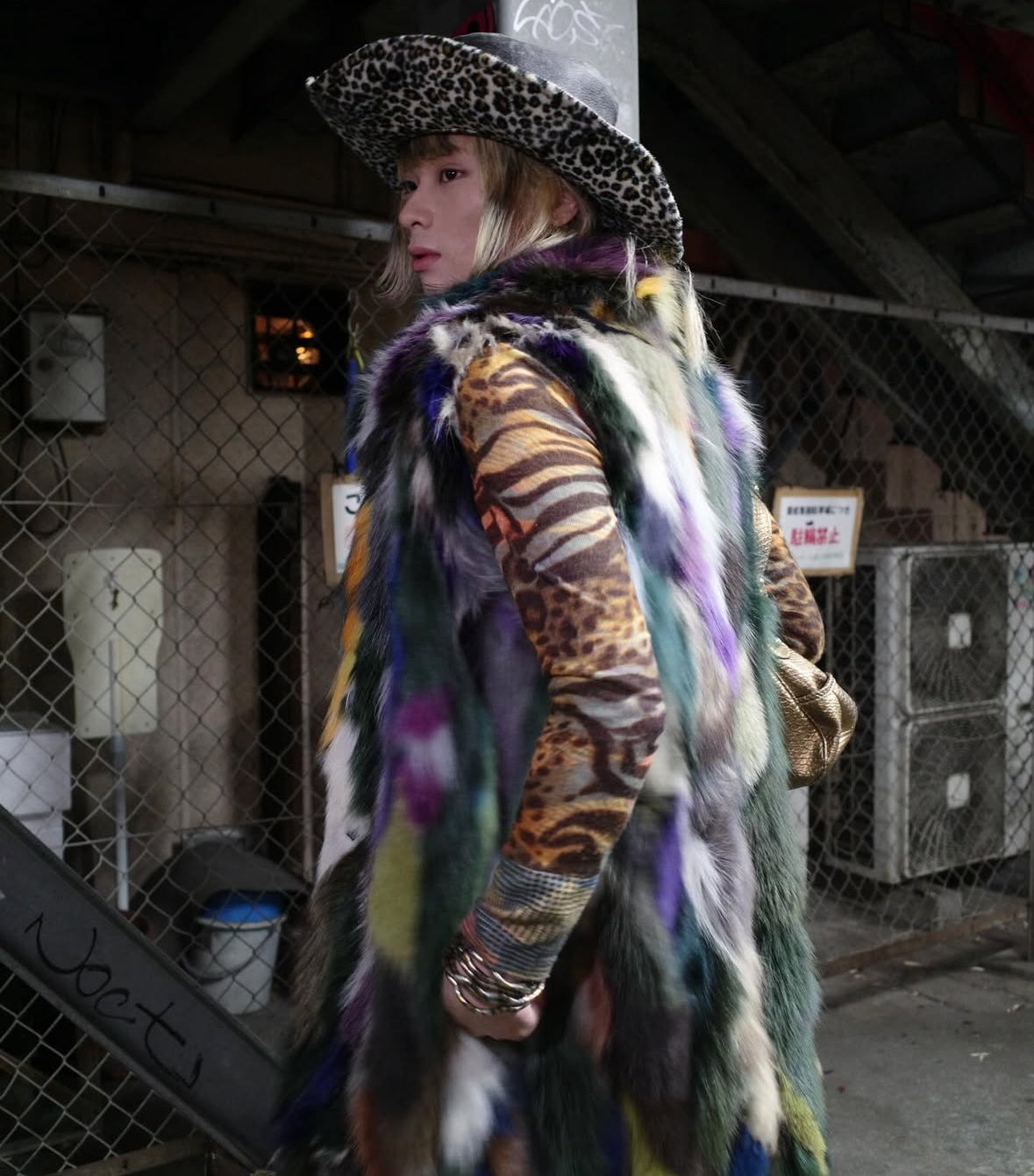 【ASATO】REAL FOX FUR LONG VEST