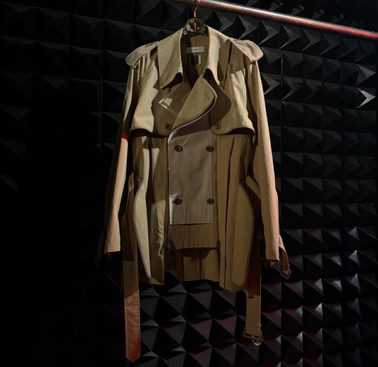【FACETASM 26SS,】ZIPPER LAYERD TRENCH COAT