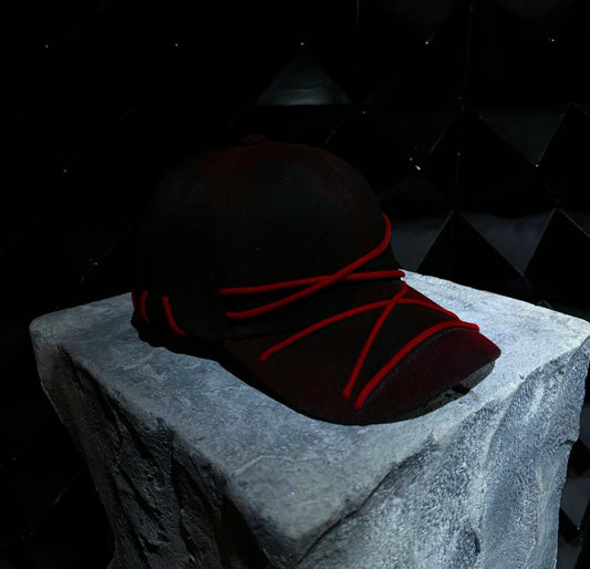 MIKAGE SHIN × HIGAN Exclusive Red lace Up Cap