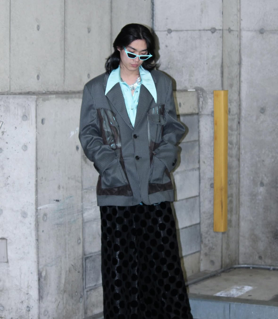 【Andersson Bell 26SS】 MULTI POCKET SHEER TAILORED JACKET