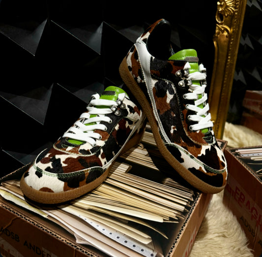 【Andersson Bell 26SS,】UNISEX NERO TRAINER CAMO