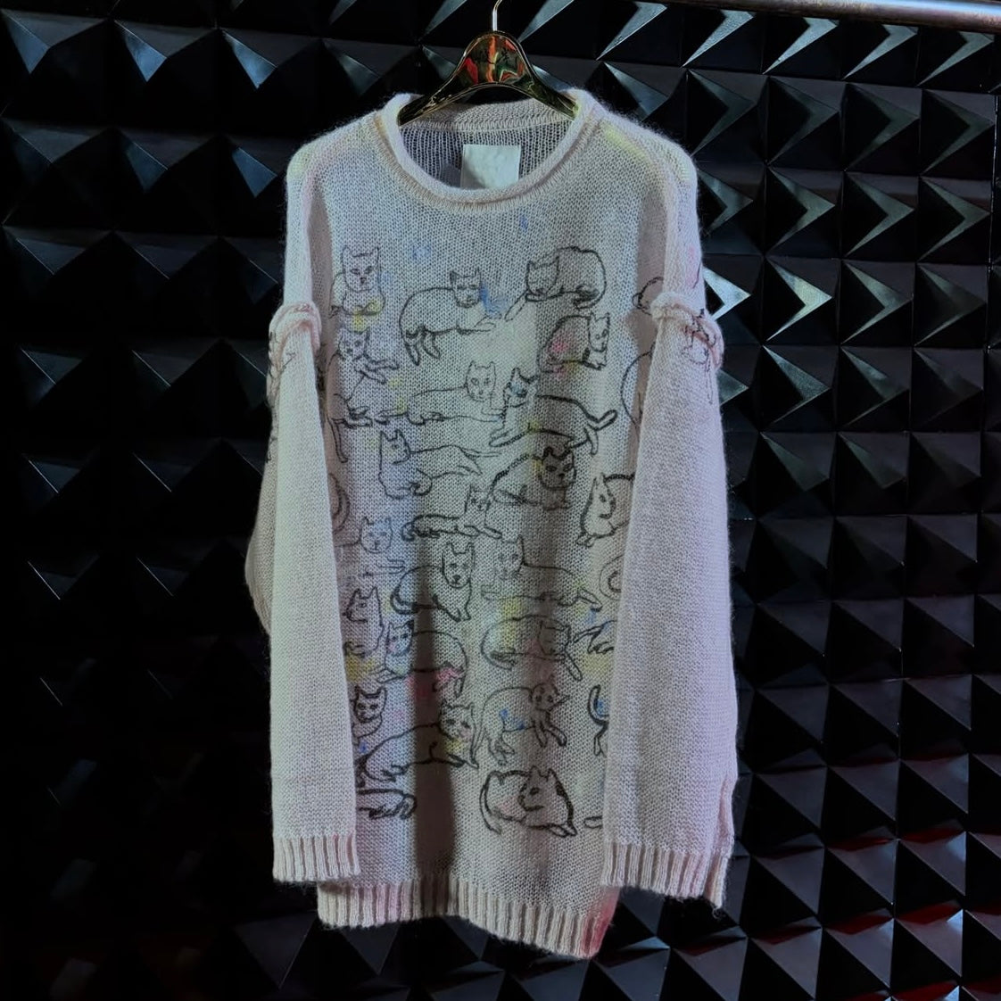 【BASE MARK 26AW,】SIMEON FARRA ×Knit  Ppullover / PINK