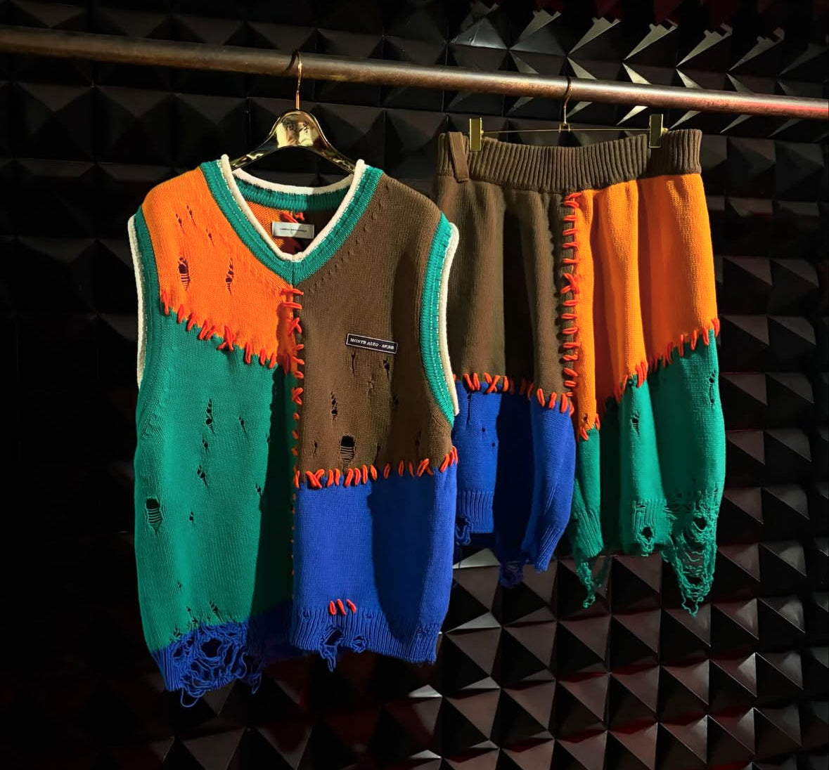 【LIBRIO MENDONÇA 26SS,】BLOCK COLOR VEST & BLOCK COLOR PANTS