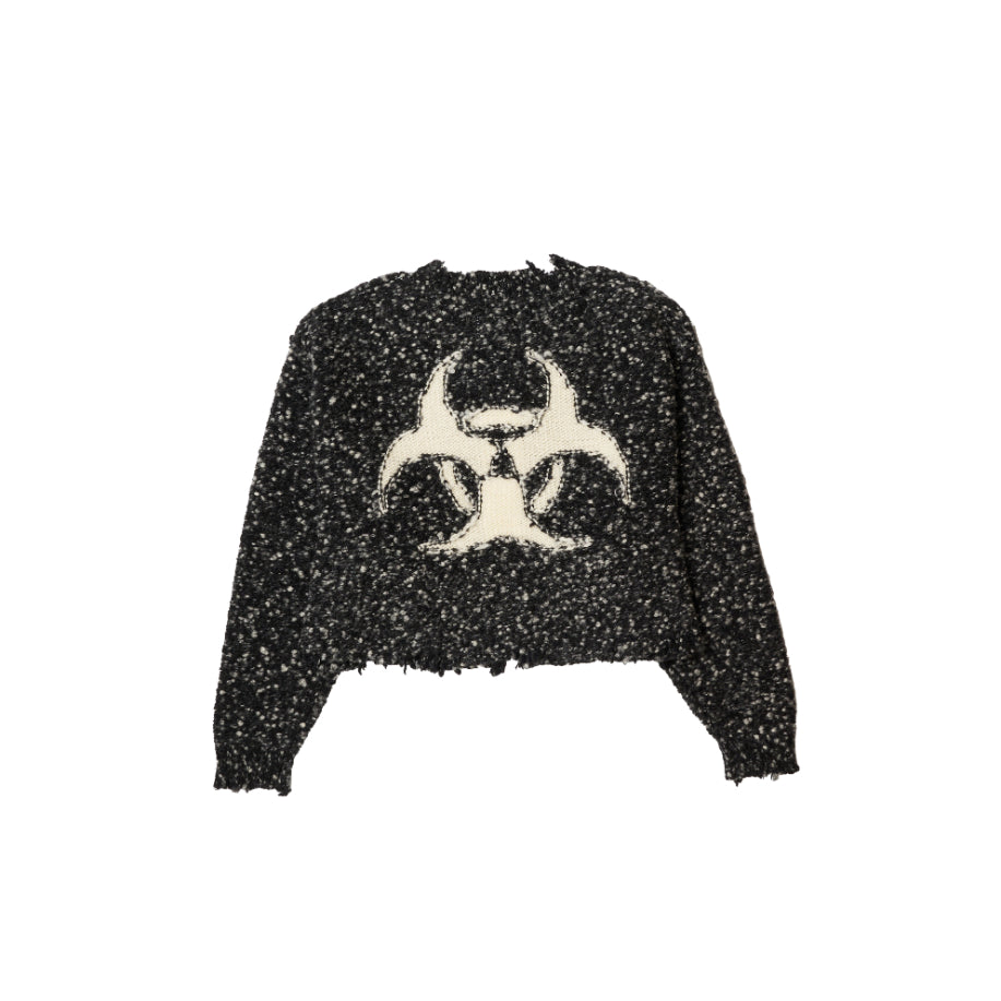 【doublet 26AW,】 
ACTING GAS MASK KNIT PUL
LOVER CHARCOAL