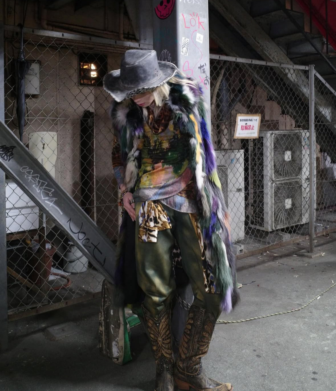 【ASATO】REAL FOX FUR LONG VEST