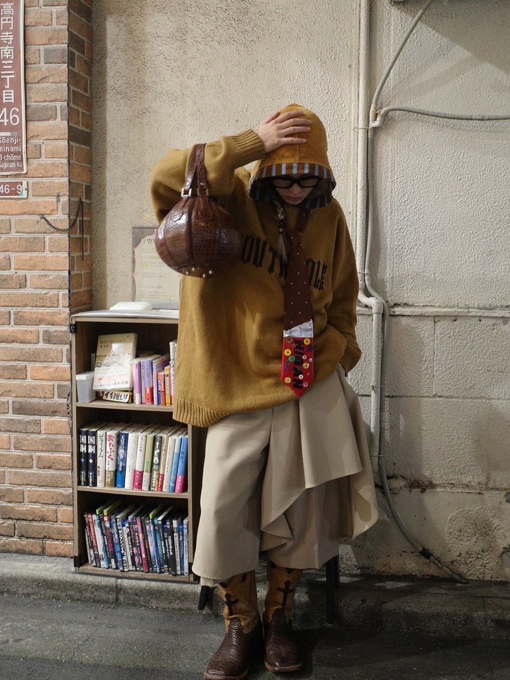 【FACETASM 25AW,】Layered Frill Pants/Beige