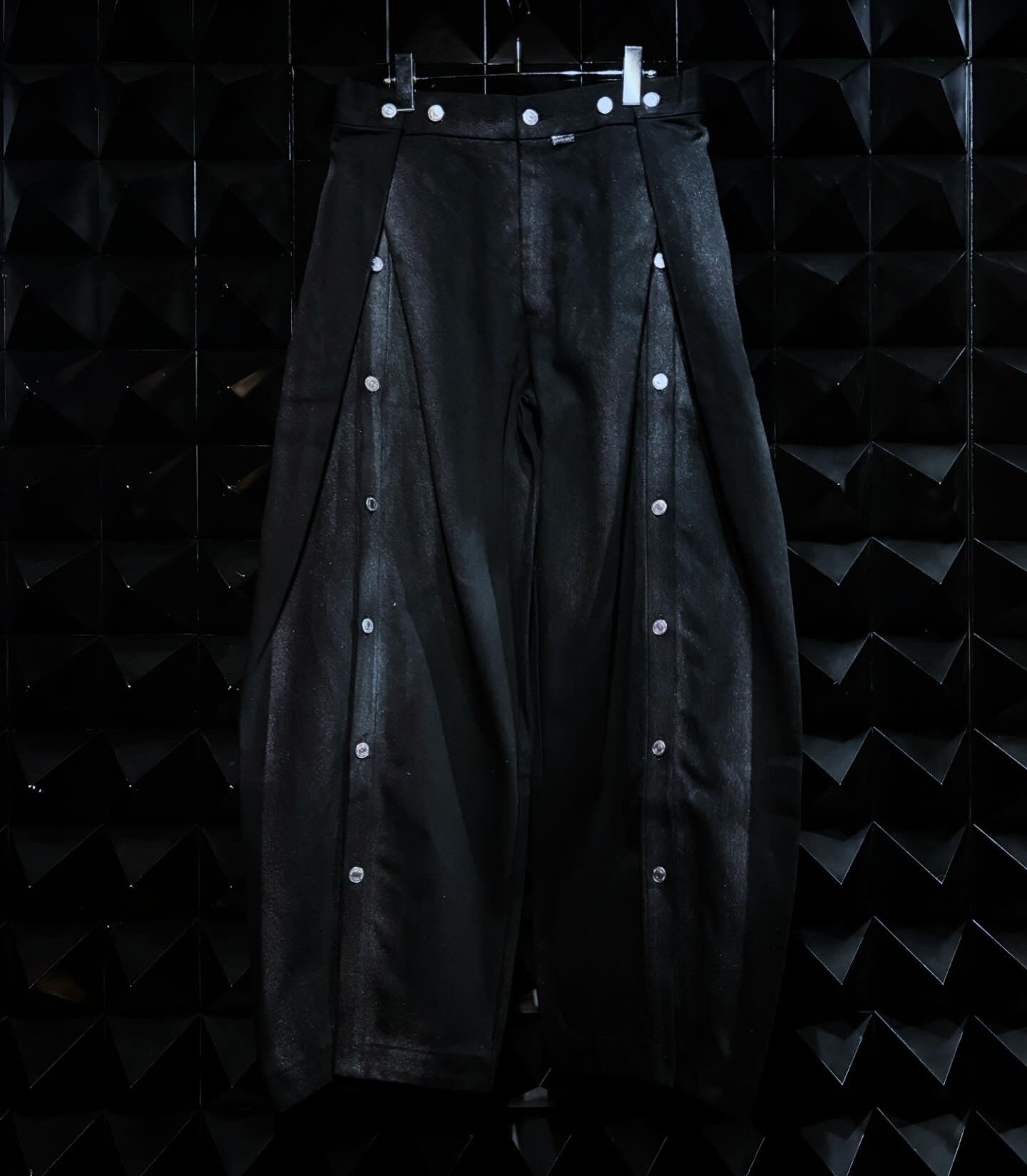 【MIKAGE SHIN 25AW,】 Burnt Rusts Denim Jacket & Burnt Rusts Open Wide Tuck Denim