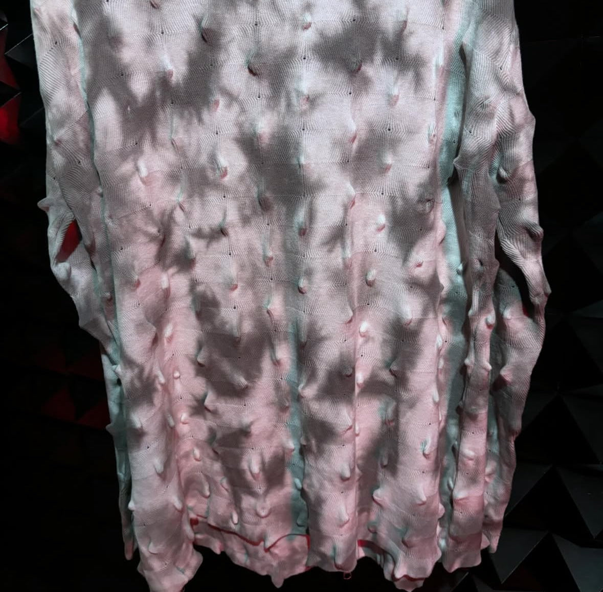 【MIKAGE SHIN 26ss,】Spiky 2Way Knit Cardigan