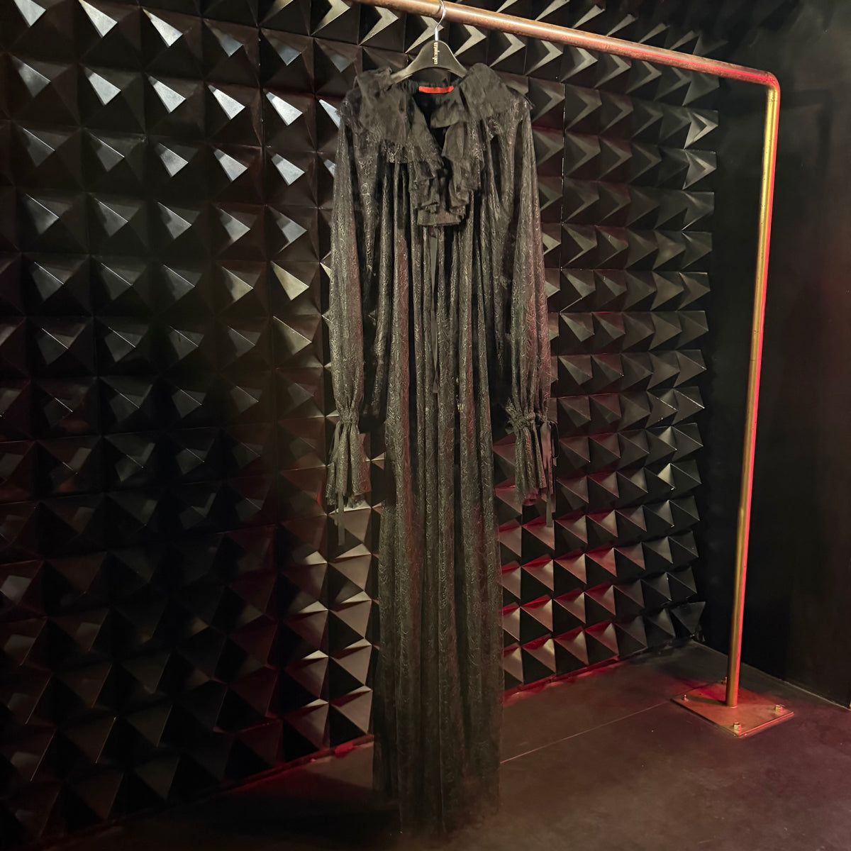 【mukcyen26AW,】mourning lace gown