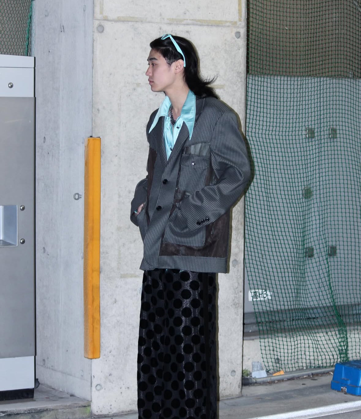 【Andersson Bell 26SS】 MULTI POCKET SHEER TAILORED JACKET