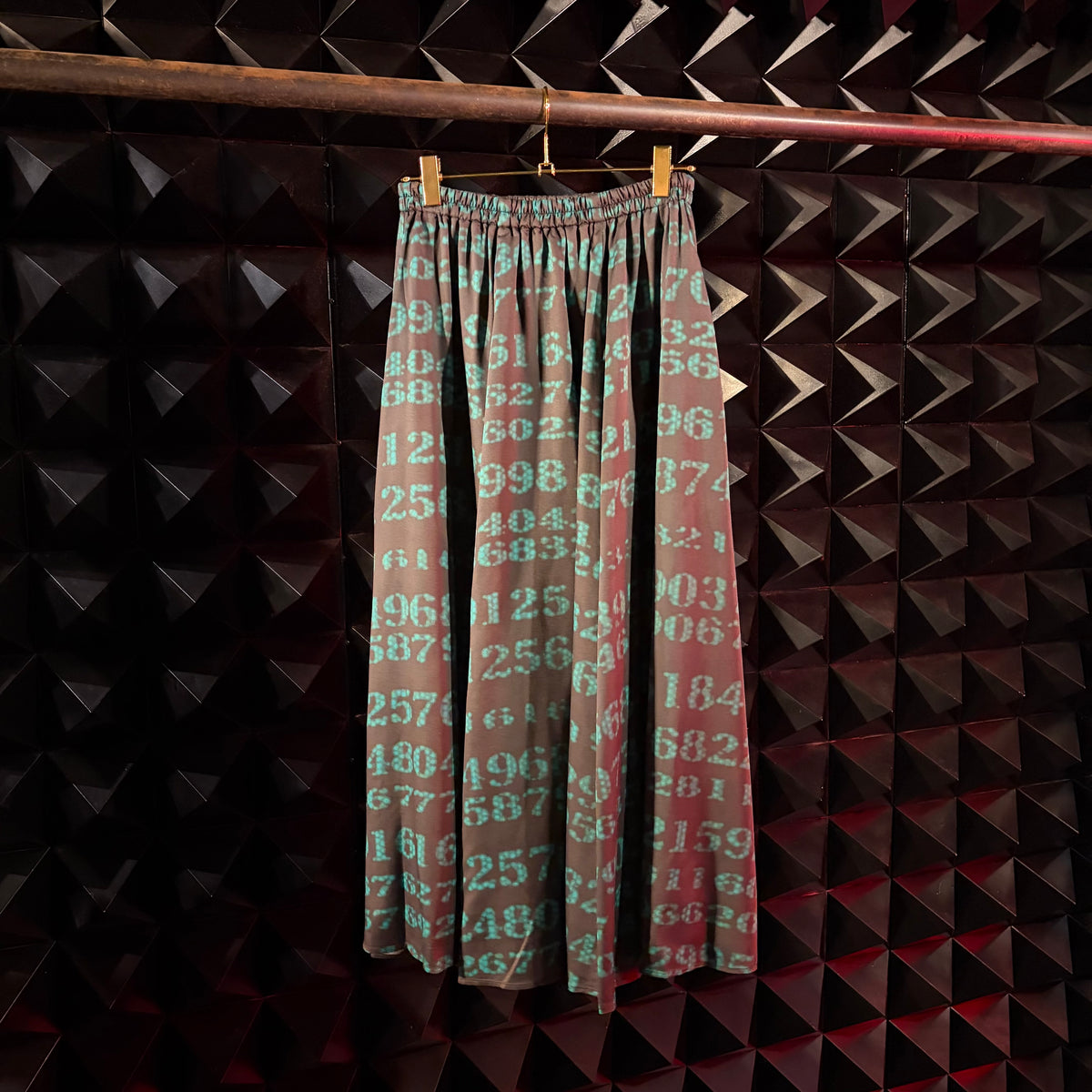 【ANREALAGE 26AW,】GITS DIGITAL CODE FLARE SKIRT