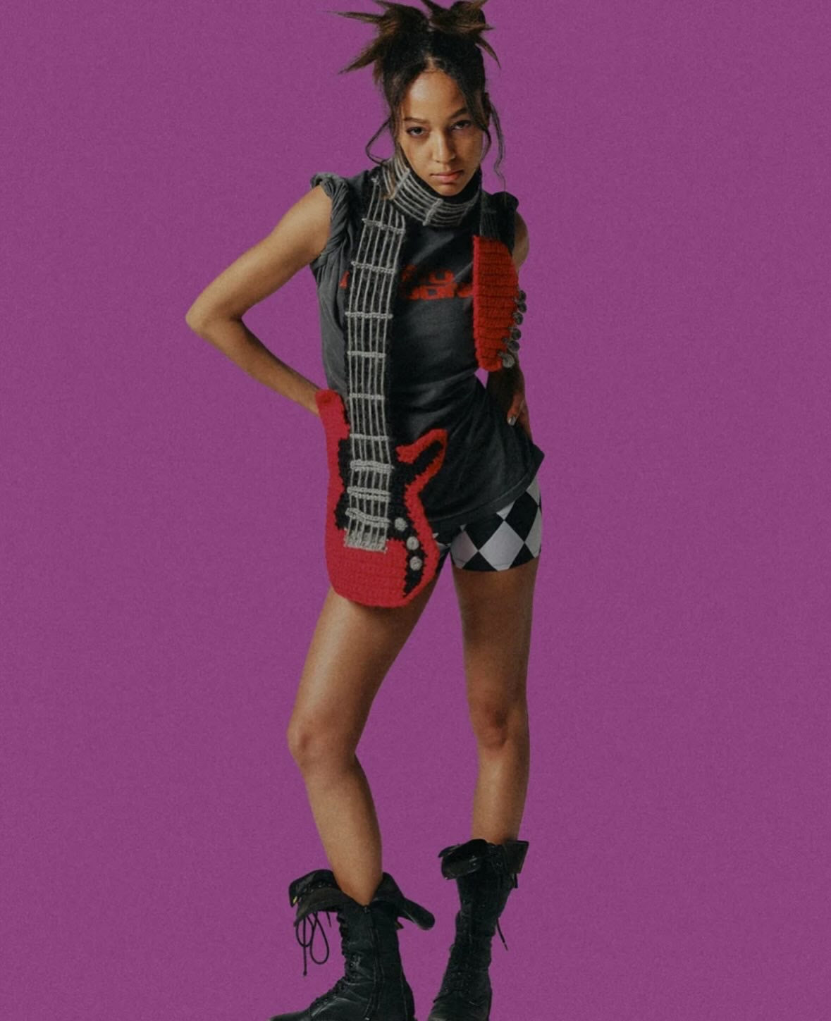 【LIBRIO MENDONÇA 25AW,】
TOMODACHI GUITTER MUFFLER