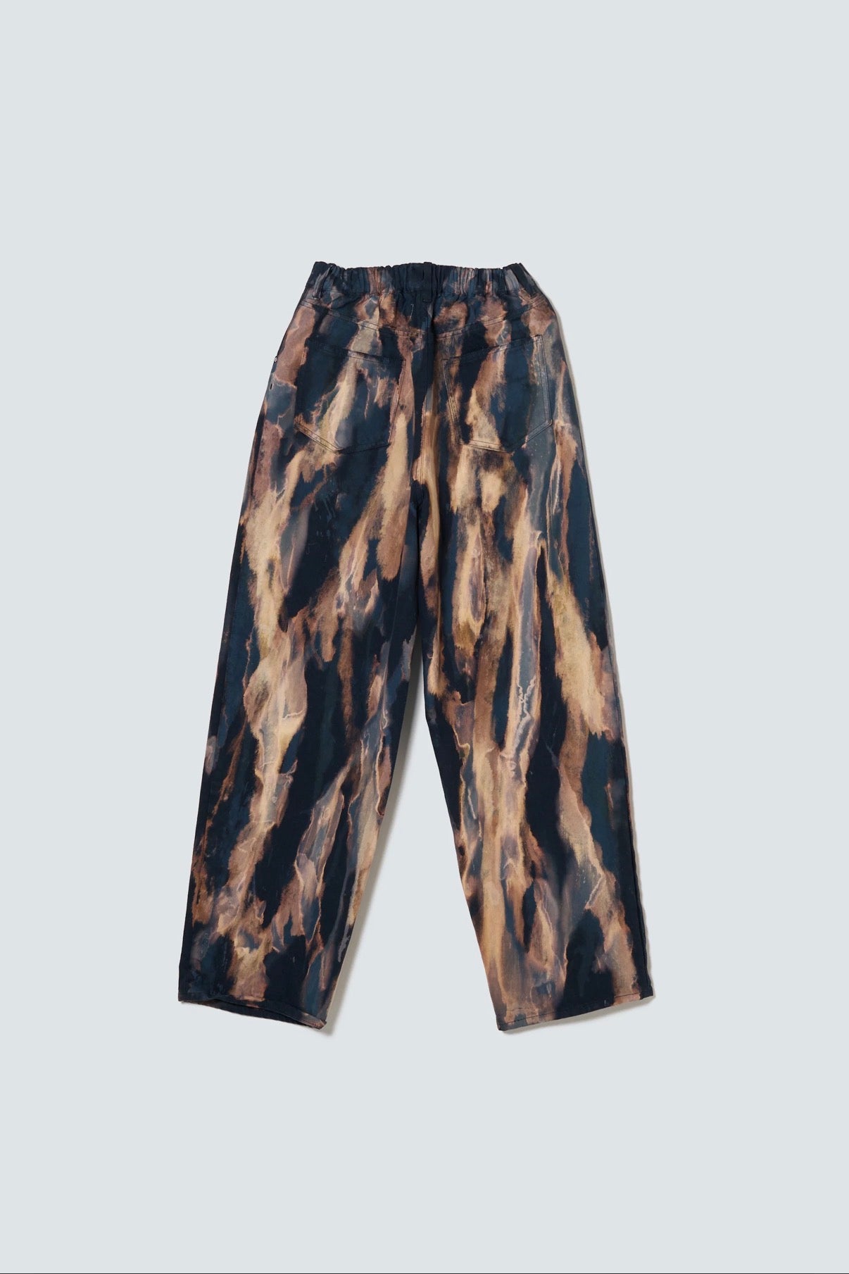 【MIKAGE SHIN 26aw,】Hand Effected Wrapping Denim (Extreme Flame)