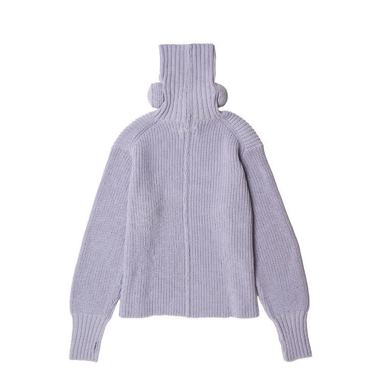 【doublet 26AW,】 GAS MASK TURTLENECK KNIT BLUE