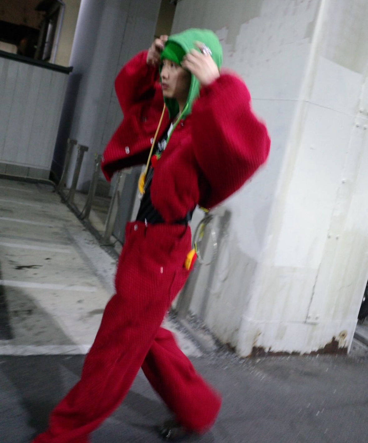 【doublet 26SS,】
FLOATING WAIST STRAWBERRY TRUCKER JACKET & FLOATING WAIST STRAWBERRY TROUSER