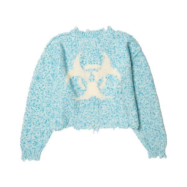 【doublet 26AW,】 
ACTING GAS MASK KNIT PUL
LOVER BLUE