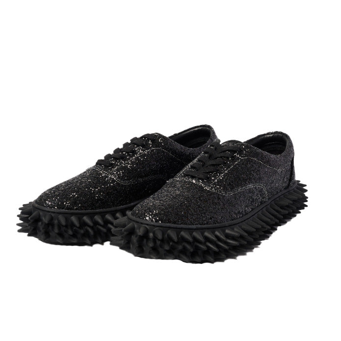 【doublet 26AW,】 GLITTER SPIKE SNEAKER/ BLACK