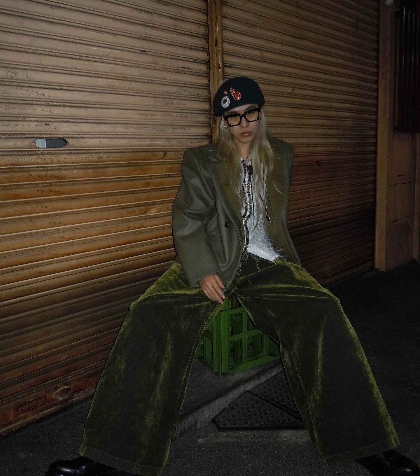 【FACETASM 25AW,】DOUBLE LAYERED WORSTED JACKET/Khaki