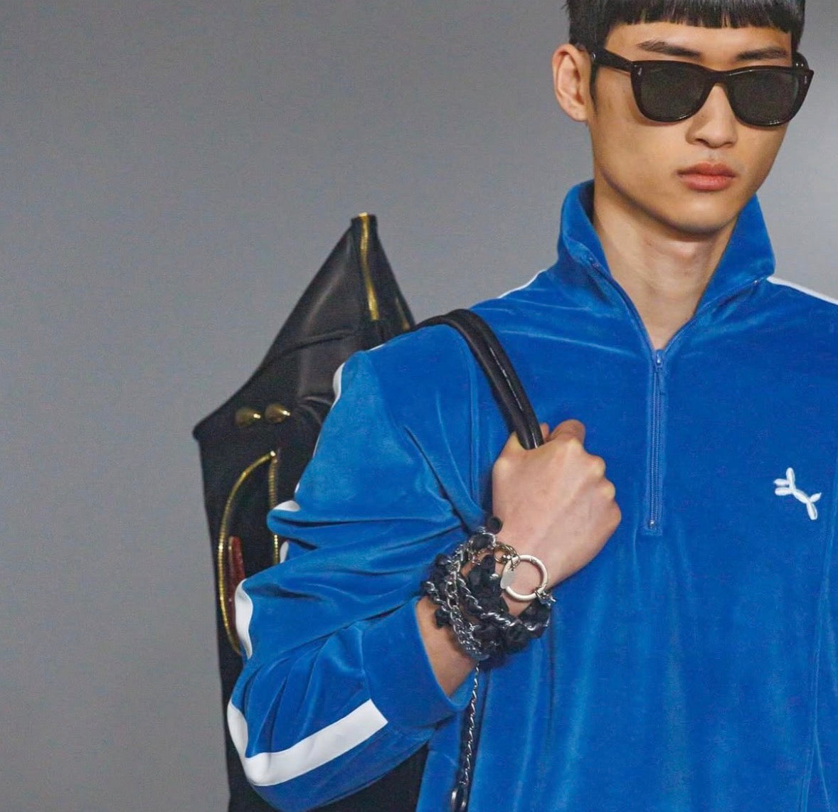 【doublet 26AW,】LAUGHING EMOJI LEATHER BAG