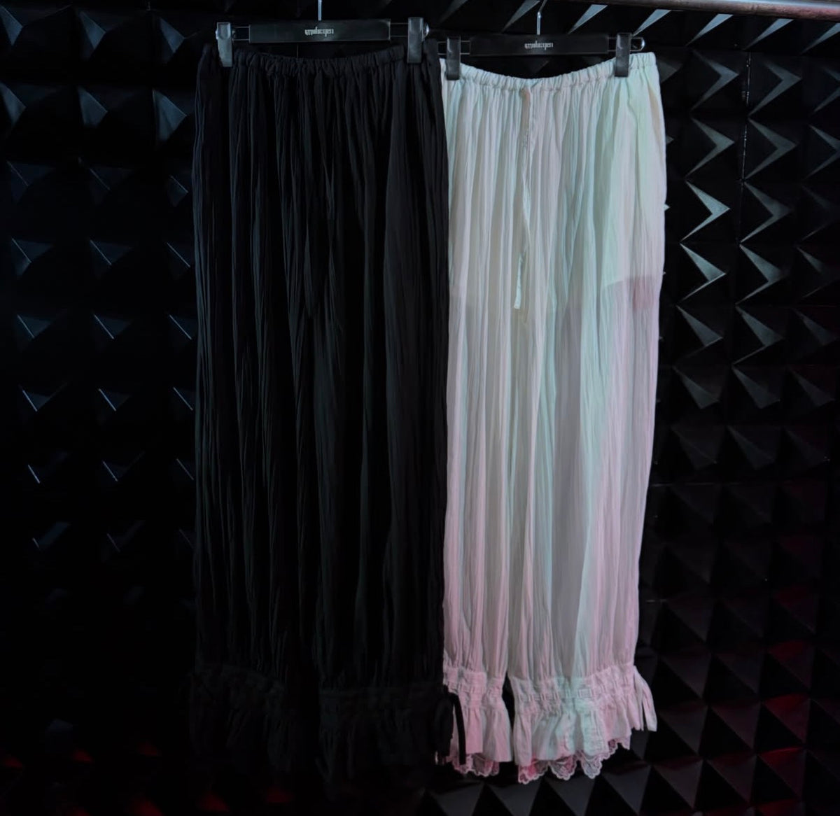 【mukcyen26AW,】cotton bloomers / white / black