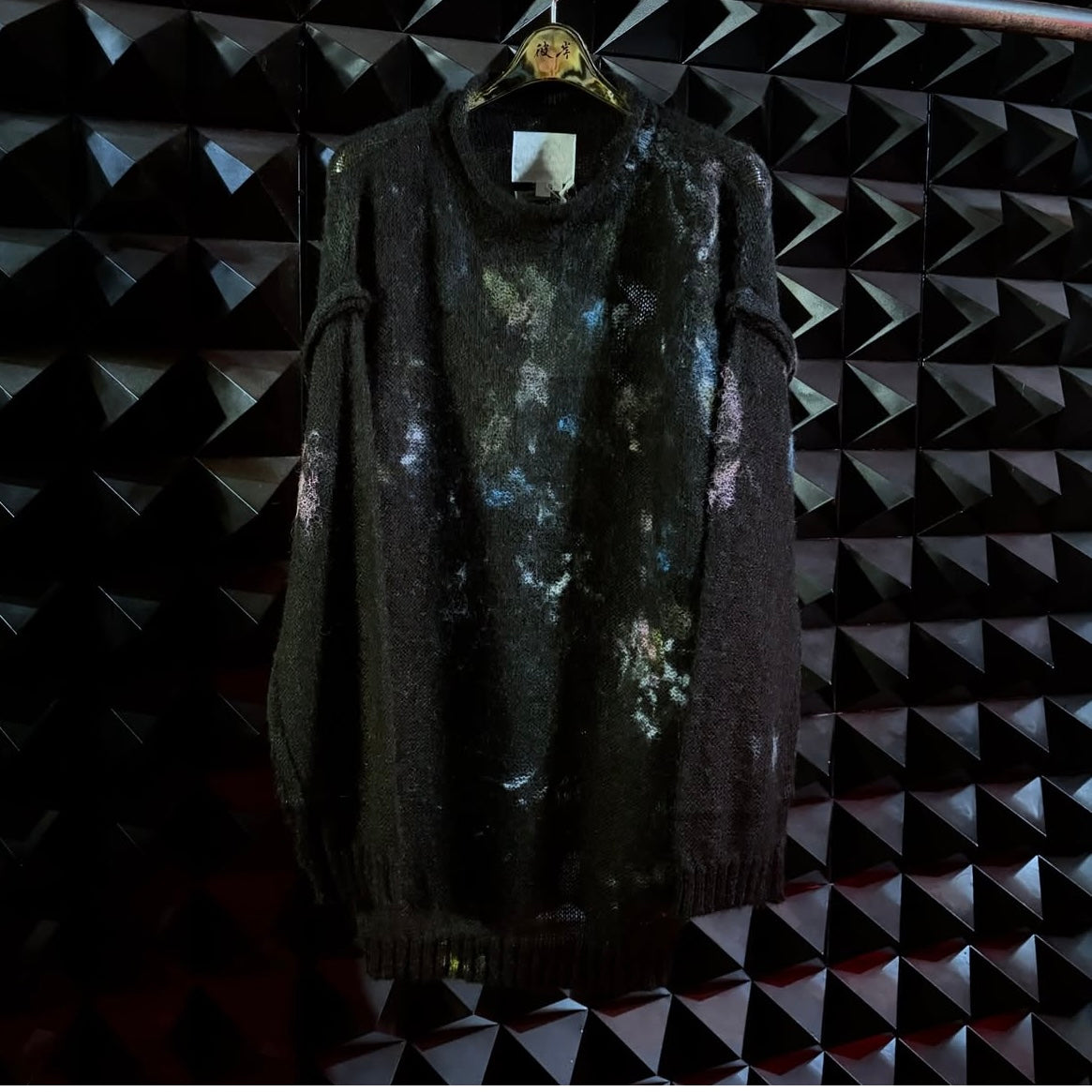 【BASE MARK 26AW,】SIMEON FARRA ×Knit  Ppullover / BLACK