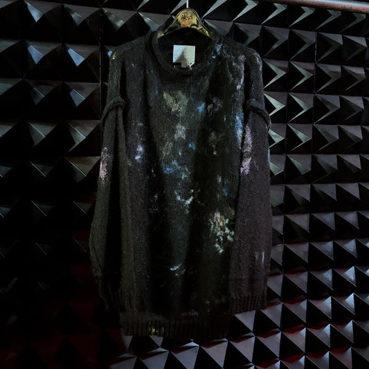【BASE MARK 26AW,】SIMEON FARRA ×Knit  Ppullover / BLACK