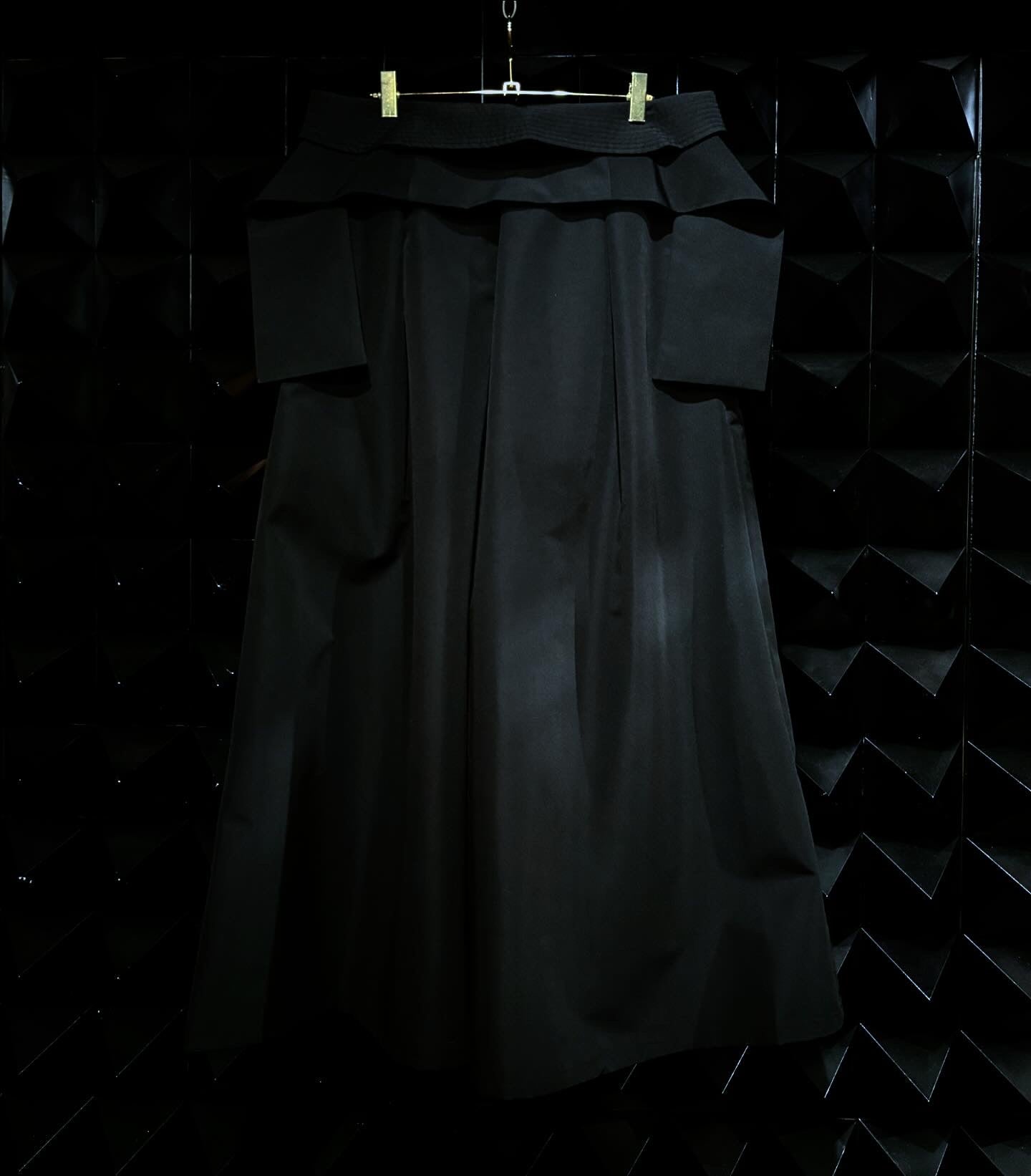 【SEIVSON  25AW,】Wide Silhouette Design Pants/Black