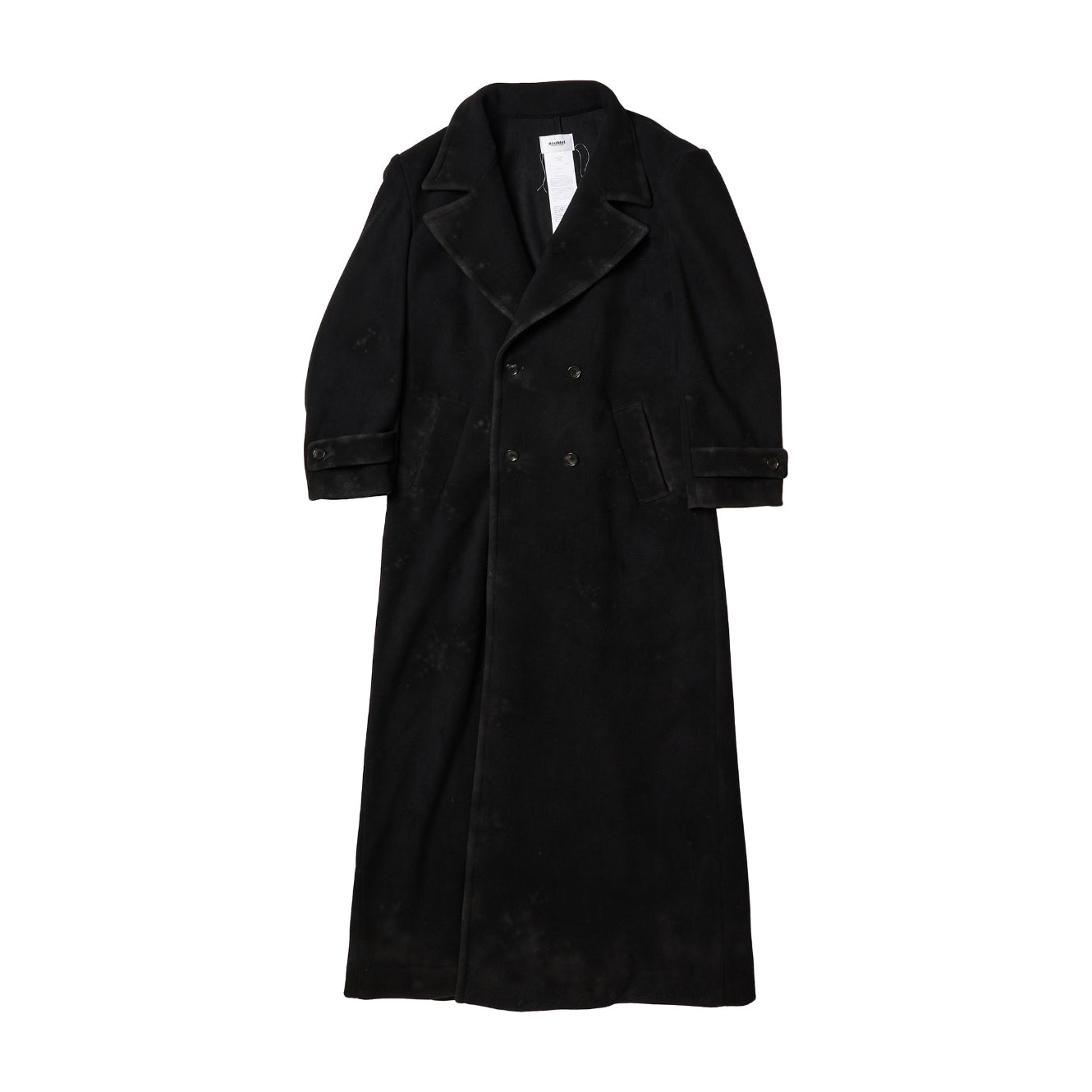 【doublet 26AW,】 
AEROGEL FLEECE MAXI COAT BLACK