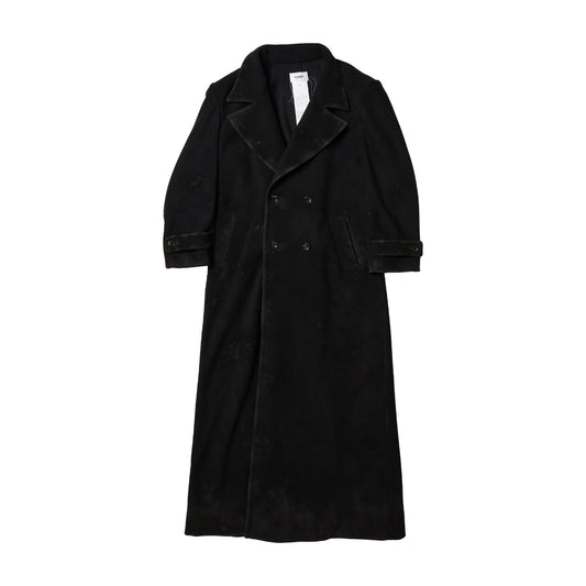 【doublet 26AW,】 
AEROGEL FLEECE MAXI COAT BLACK