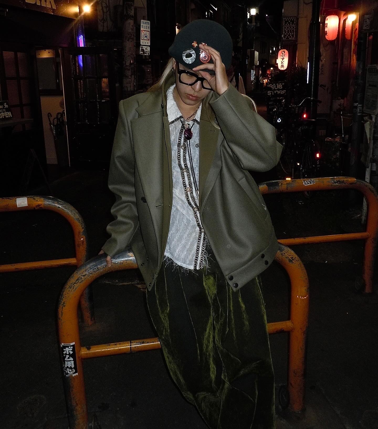 【FACETASM 25AW,】DOUBLE LAYERED WORSTED JACKET/Khaki