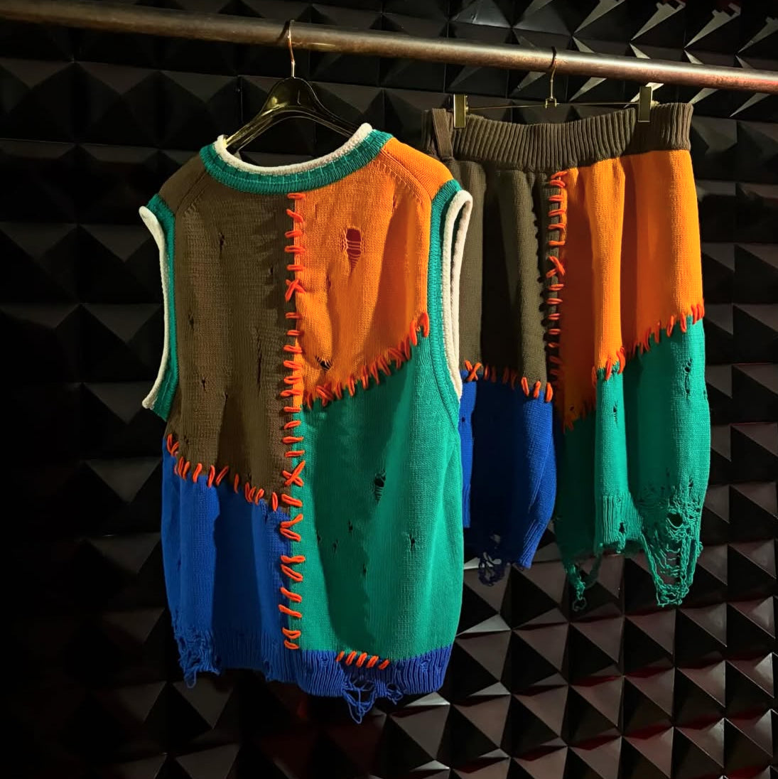 【LIBRIO MENDONÇA 26SS,】BLOCK COLOR VEST & BLOCK COLOR PANTS