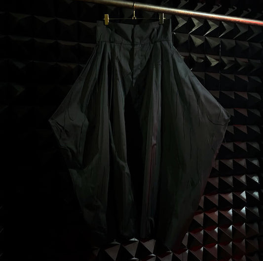 【divka 26SS,】Whisper Flow Cut Jacquard Volume Pants