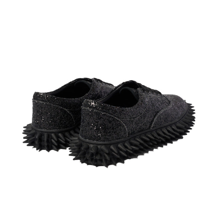 【doublet 26AW,】 GLITTER SPIKE SNEAKER/ BLACK