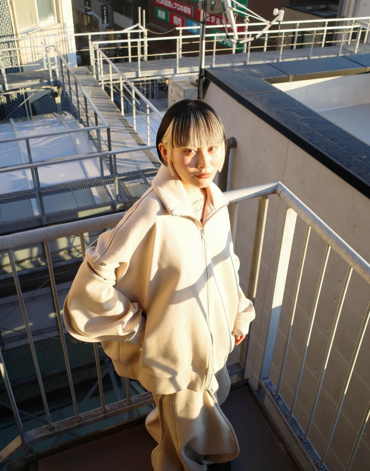 【seivson 26SS,】Laser-Cut Structured Jacket 	& Laser-Cut Structured Pants Pants