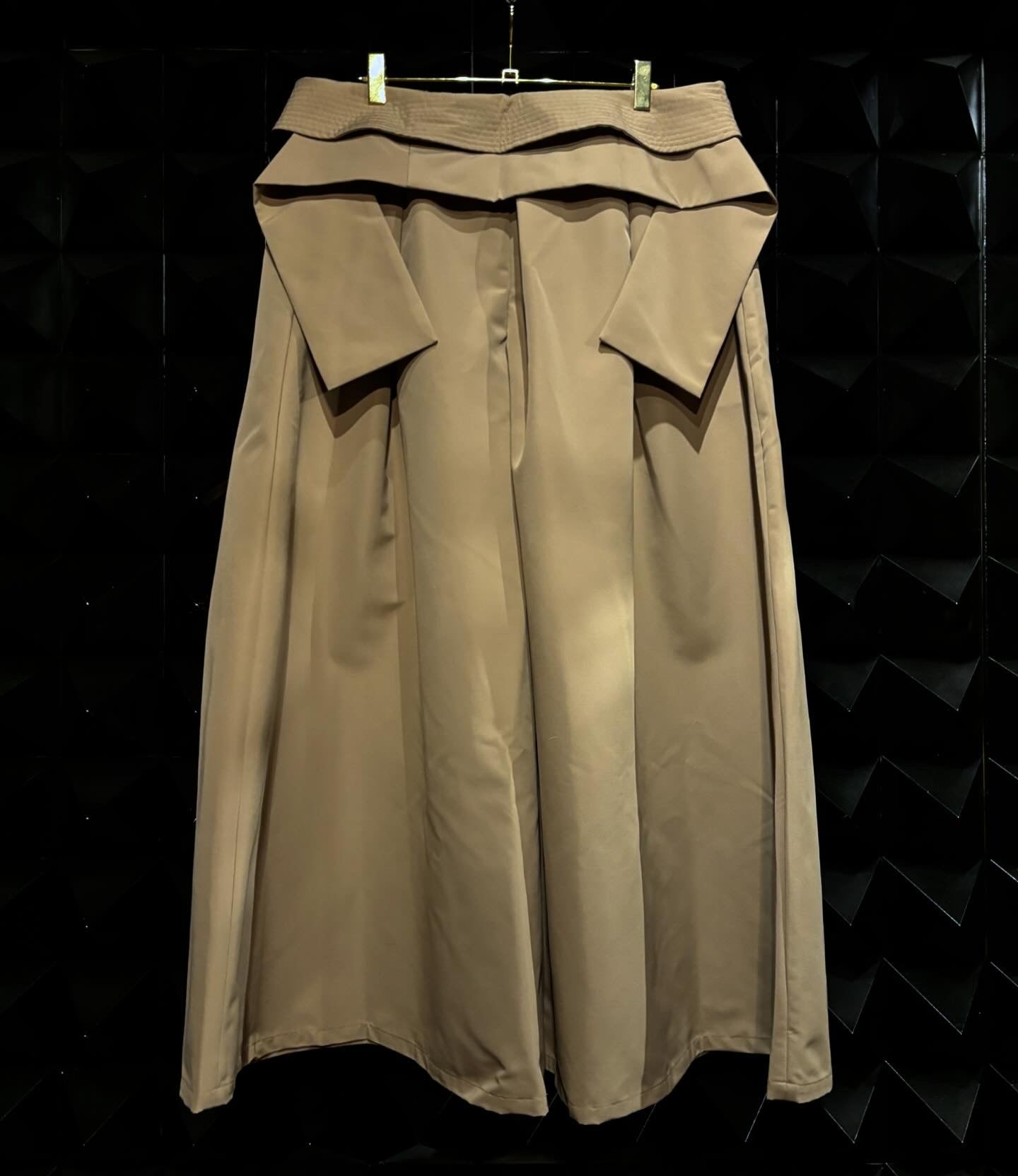 【SEIVSON  25AW,】Wide Silhouette Design Pants/Beige