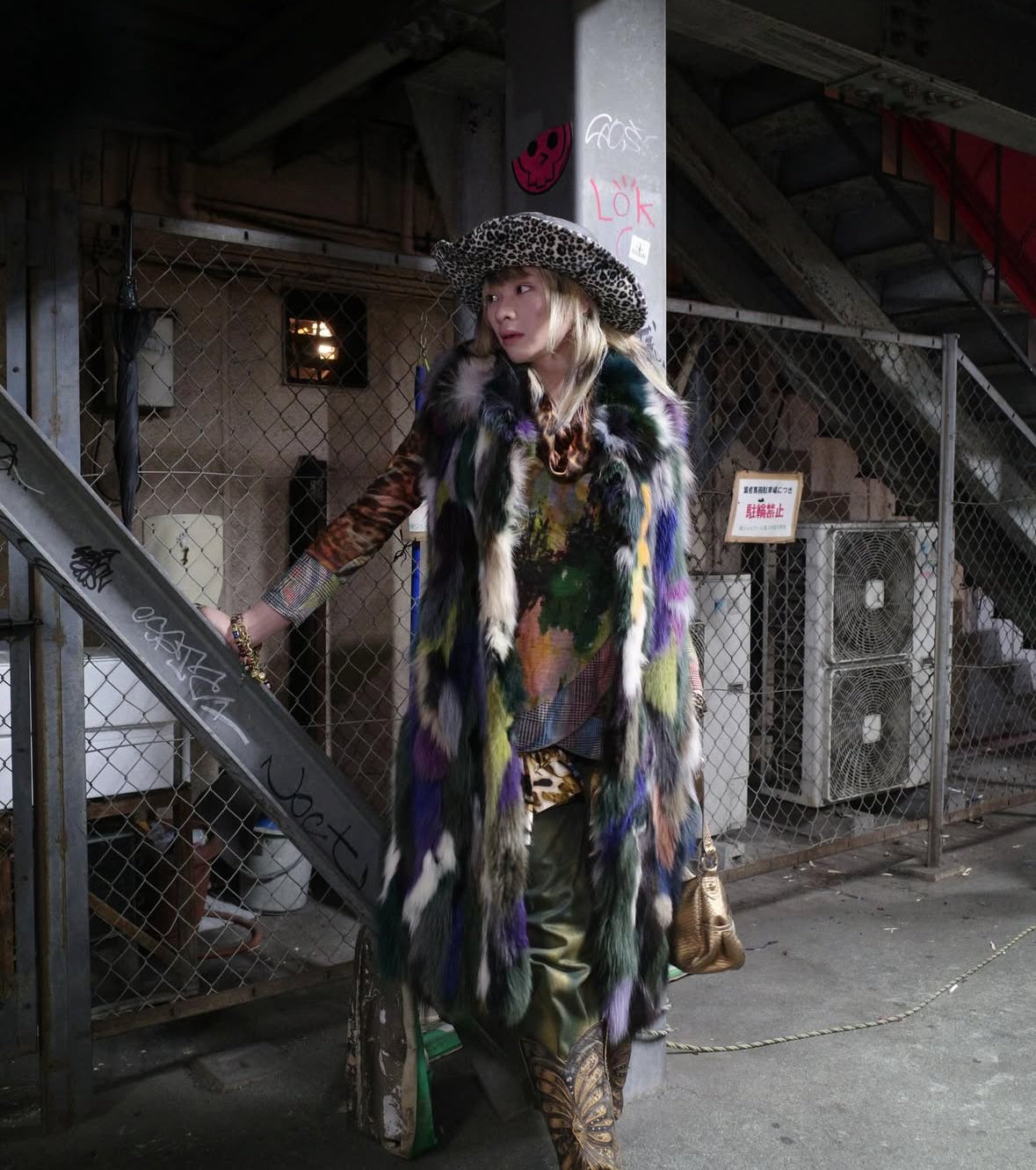 【ASATO】REAL FOX FUR LONG VEST