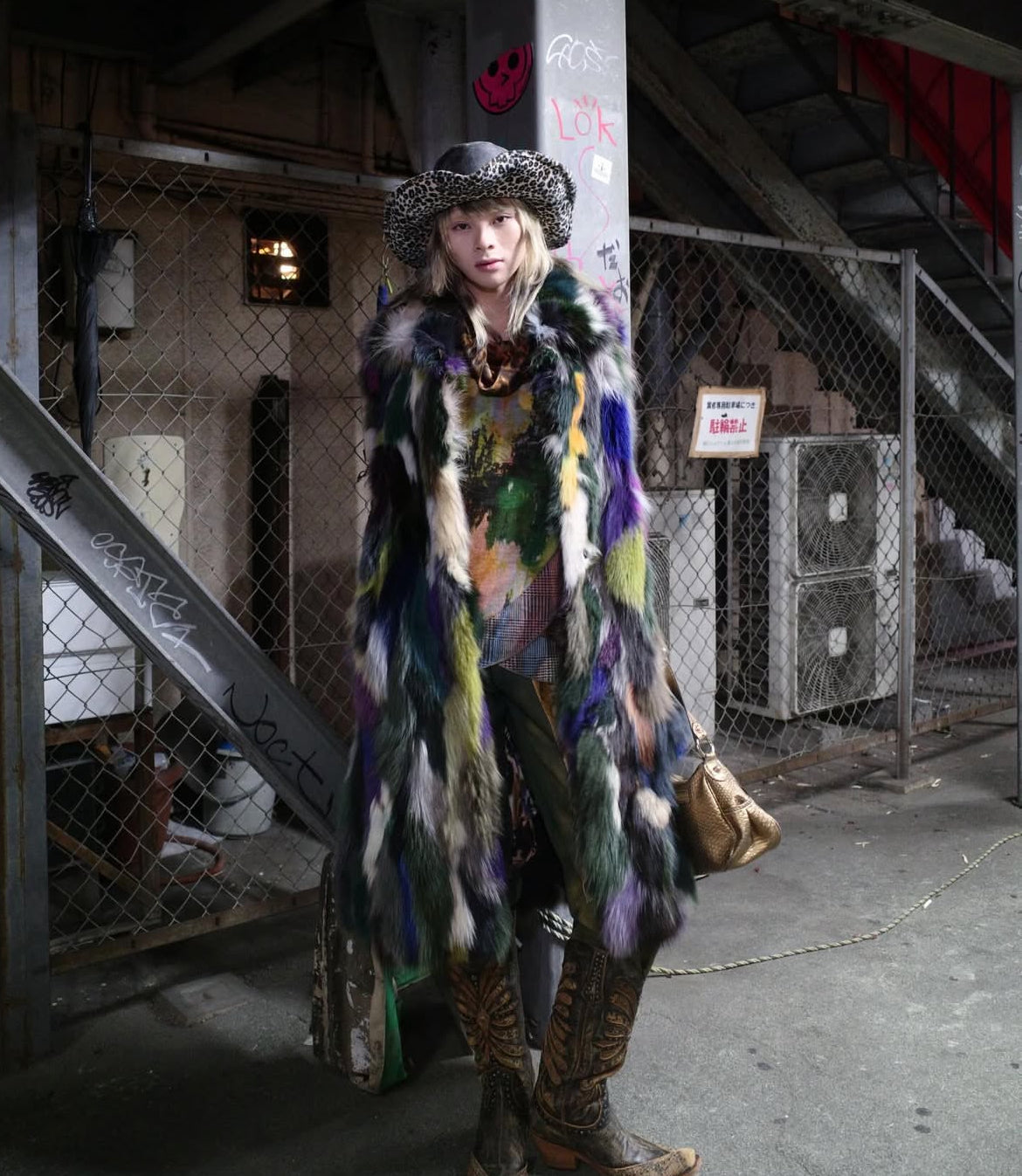 【ASATO】REAL FOX FUR LONG VEST