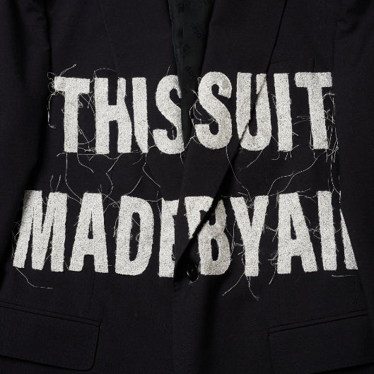 【doublet 26AW,】 AIR YARN EMBROIDERY TAILORED JACKET
