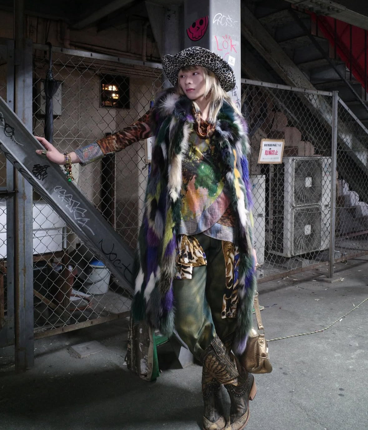 【ASATO】REAL FOX FUR LONG VEST