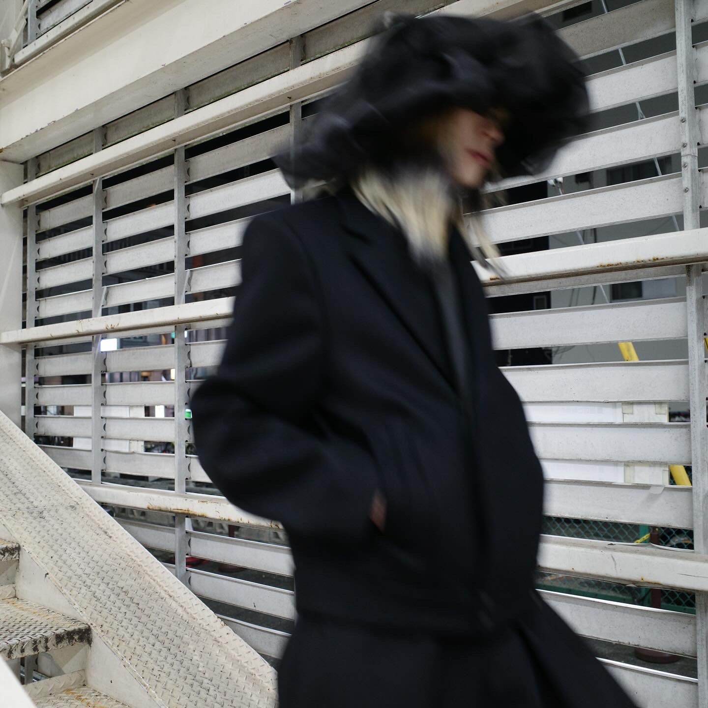 【FACETASM 25AW,】DOUBLE LAYERED WORSTED JACKET/Black