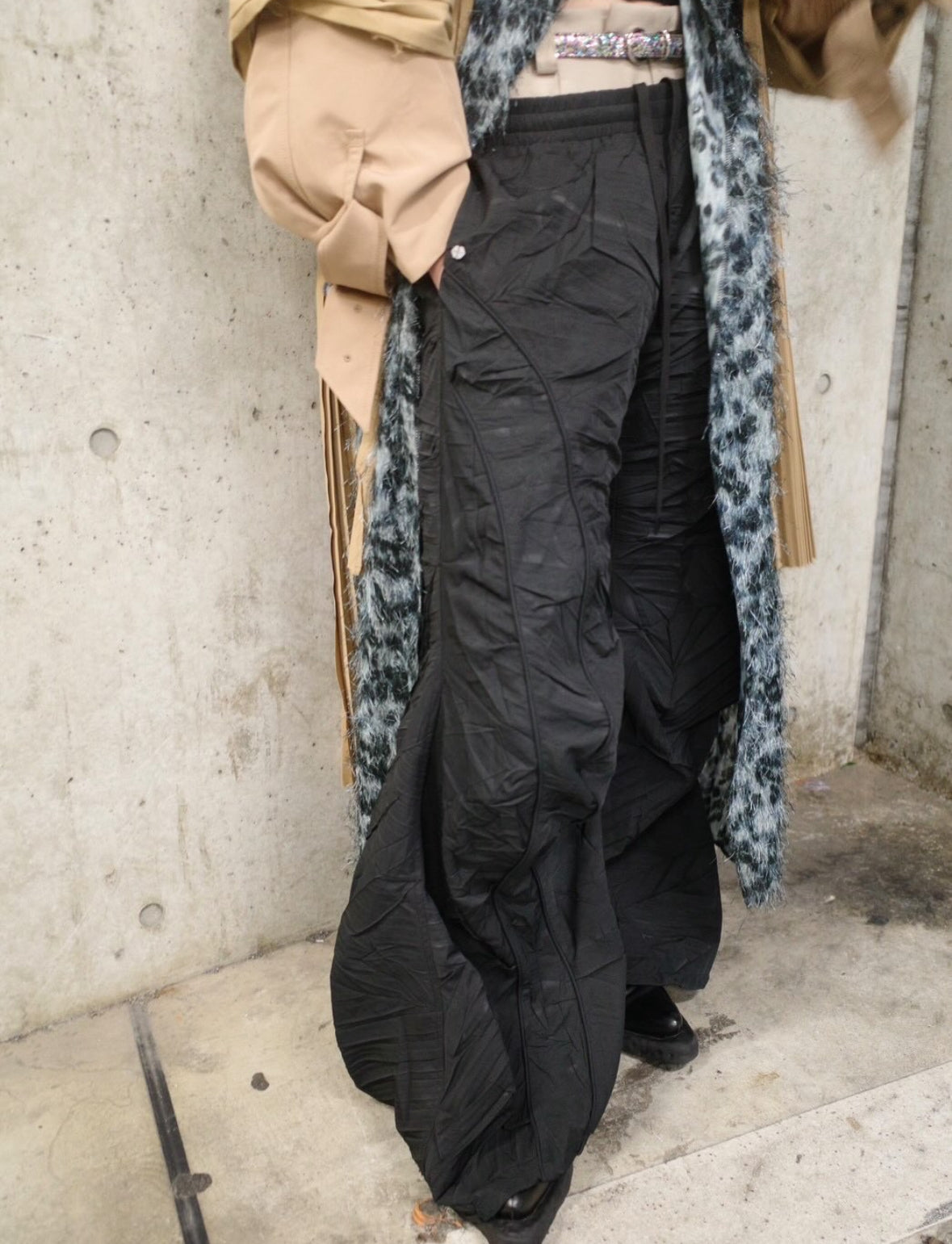 【seivson 26SS,】《Traces》Seivson Cyber Airflow Structured Pants