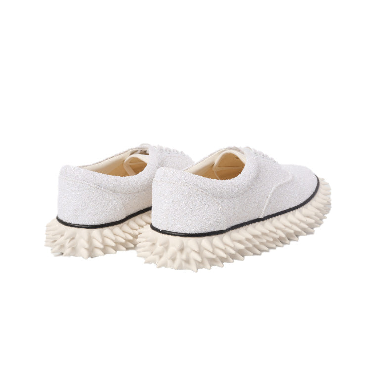 【doublet 26AW,】 GLITTER SPIKE SNEAKER/ WHITE
