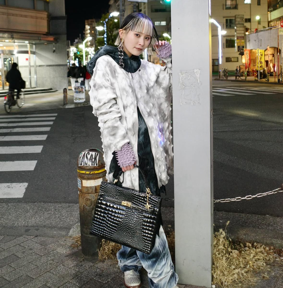 【MIKAGE SHIN 26ss,】Spiky 2Way Knit Cardigan