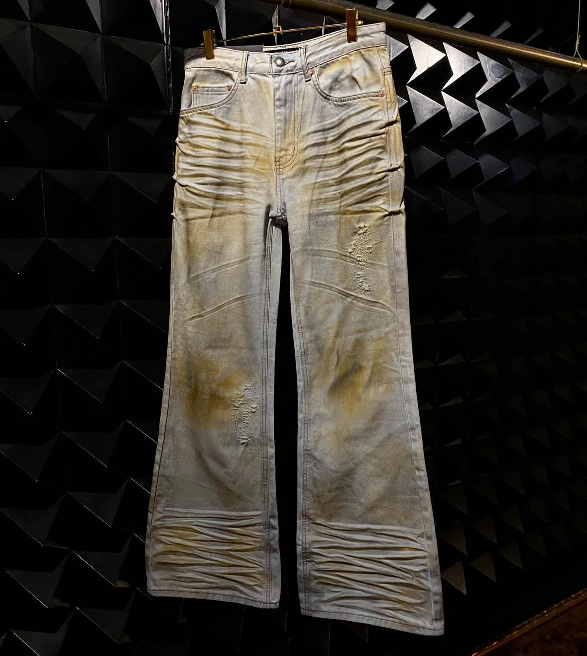 【Andersson Bell 26SS,】SPRAY BOOTSCUT JEANS