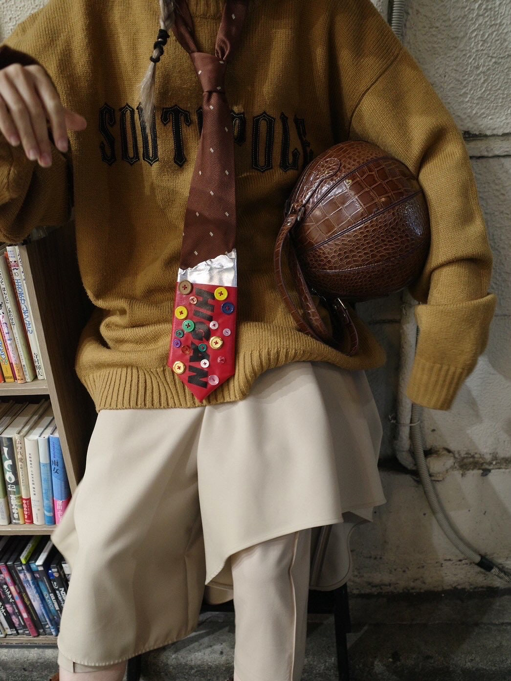 【FACETASM 25AW,】Layered Frill Pants/Beige