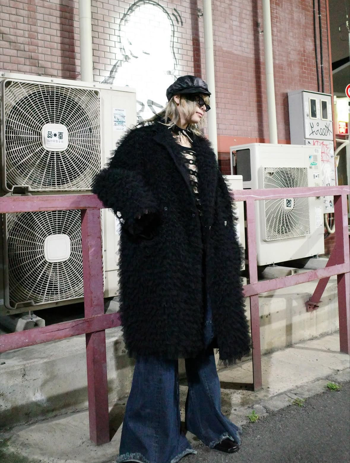 【el conductorH 25AW,】FRILL DOUBLE BREASTED COAT