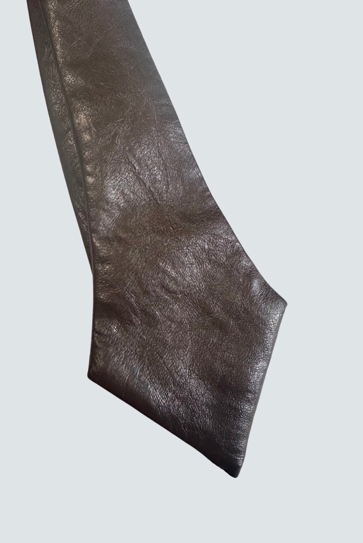 【MIKAGE SHIN 26aw,】Vegan Leather Diagram Tie