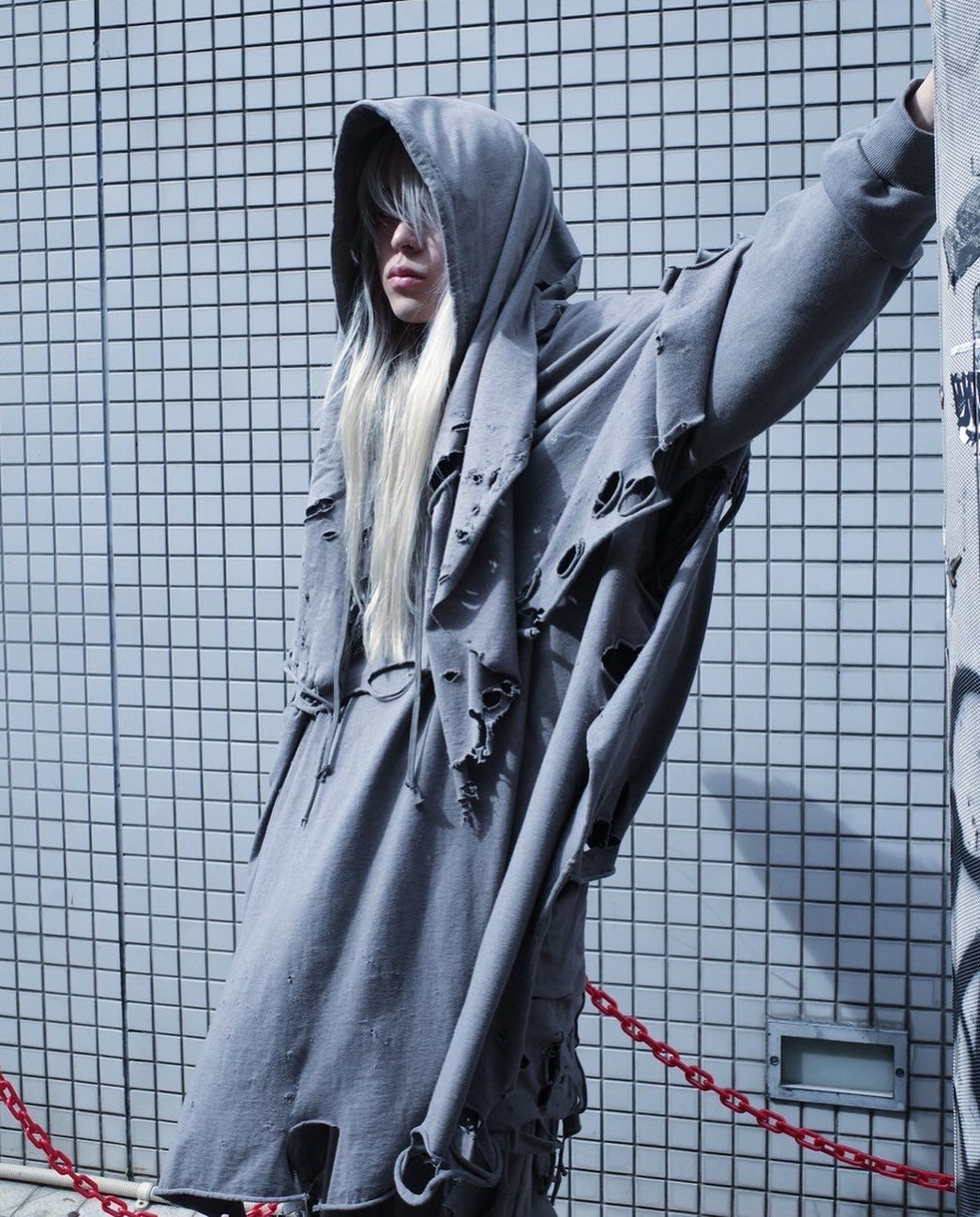 【doublet 25AW,】          PHANTOM FRAYED HOODIE & PHANTOM FRAYED SWEATPANTS