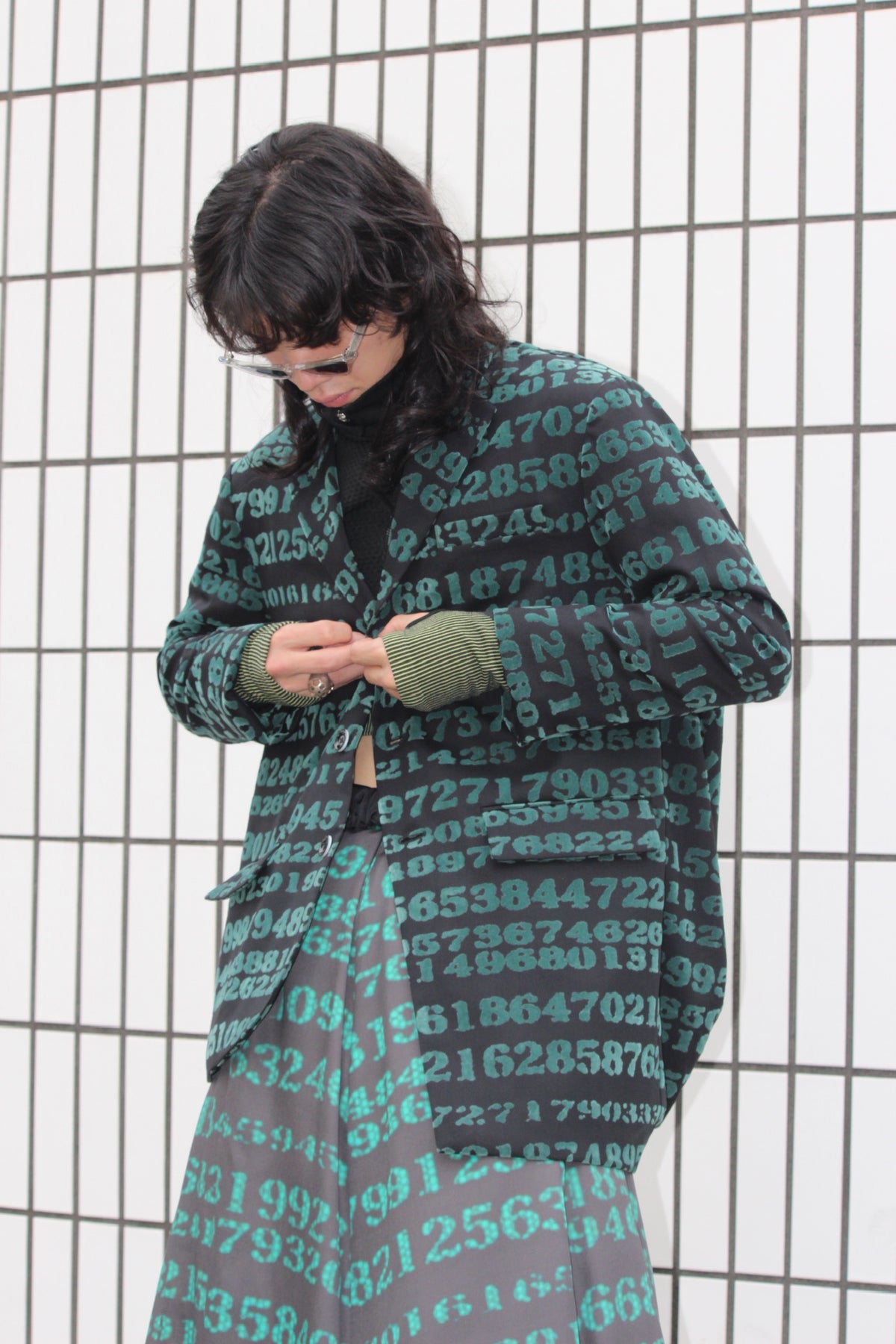【ANREALAGE 26AW,】GITS DIGITAL CODE BALL JACKET