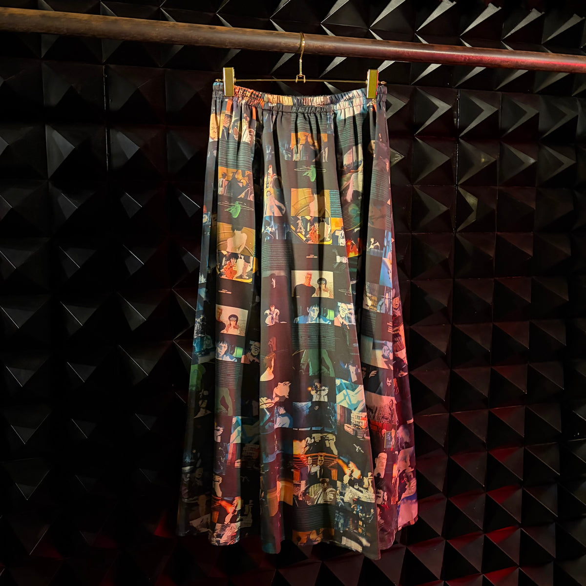 【ANREALAGE 26AW,】GITS SCENE MONTAGE FLARE SKIRT